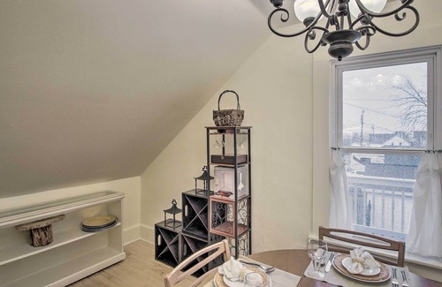 Sheboygan Apartment | Sheboygan Studio Retreat w/ Fireplace!