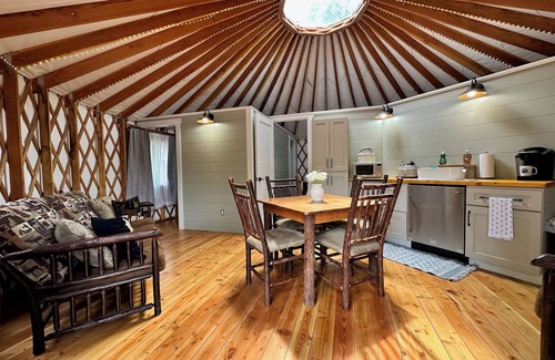 Warrensburg House | Shoreline Yurt @ Daggett Lake