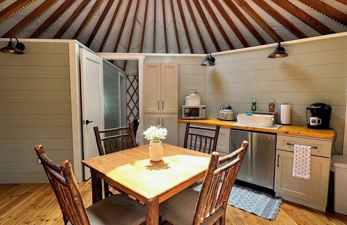Warrensburg House | Shoreline Yurt @ Daggett Lake