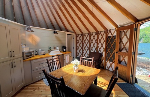 Warrensburg House | Shoreline Yurt @ Daggett Lake