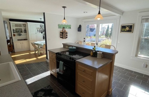 North Sebago House | Short walk to a large sandy beach on Sebago Lake.