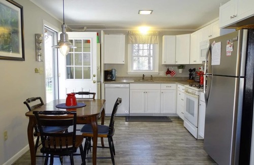 Campground Landing Cottage | Short walk to Campground Beach or private bay access! New Interior!