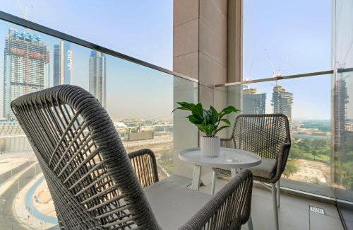 Al Safa Apartment | Silkhaus Charming 1BDR in Canal Front Tower