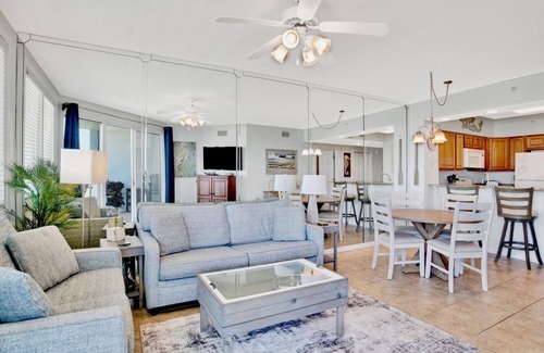 Orange Beach Condo | Silver Beach 102 | Updated, Direct Beach Front, Pet Friendly!