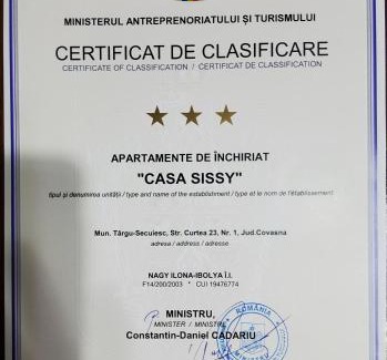 Targu Secuiesc House | Sissy Vendégház