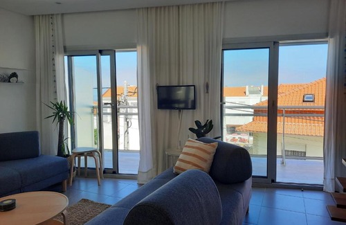 Nazare Apartment | Sitius 5B - NEW seaview apartment with rooftop terrace in historical centre Sitio da Nazaré