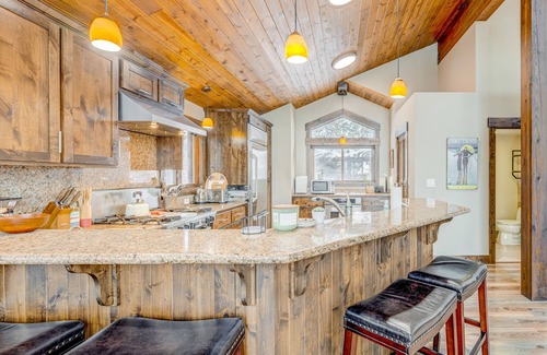 Truckee House | Six-story home among the pines with multiple fireplaces, decks & pool table