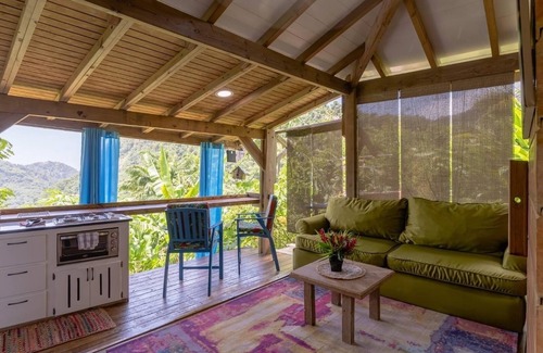 Roseau Cottage | Sizo 2 bedroom wooden cottage, outdoor living