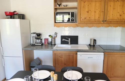 Saint-Gervais-les-Bains Apartment | Ski-In/Ski-Out 2BR Cabin Apt for 6 with Balconies, Garage, and Pool Access