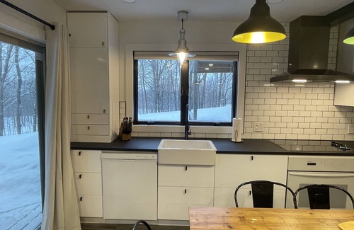 Pine River Pond Condo | Ski in/out Condo Modern Mountain Top at Snowriver Resort