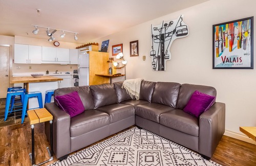 Alyeska Condo | Ski-in/out condo with mountain-views, deck, & fireplace - walk to dining/shuttle