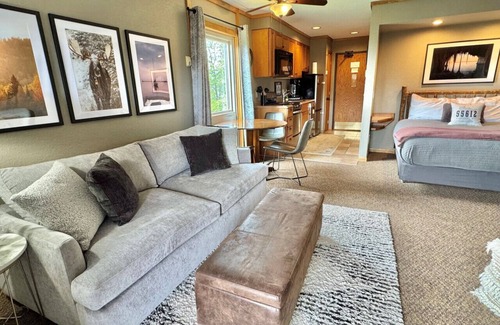 Lutsen Apartment | Ski in Ski out Cozy Studio Condo Pool Hot Tub Views of Moose Mtn