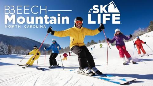 Beech Mountain Apartment | Ski Resort Backyard Walk to Lifts Brewery Coffee