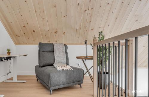 Pont-Rouge Ski Chalet | Skova - Nordic Harmony - Spa & Forest View