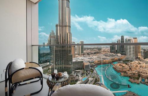 Downtown Dubai Apartment | SkyHigh 2BR Burj Views Steps to Dubai Mall