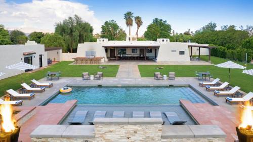 Bermuda Dunes Villa | Sleeps 20 Architectural Mansion w Pool Indoor Tennis Court Game Room Starlight Estate by AvantStay