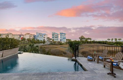 Palmetto Dunes House | Sleeps 24 Private Beach Boardwalk Infinity Pool 20 Bradley Cir by AvantStay