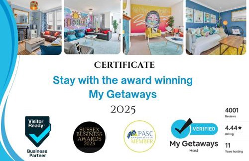 Brighton City Centre Apartment | Slice of Brighton With Seaviews By My Getaways