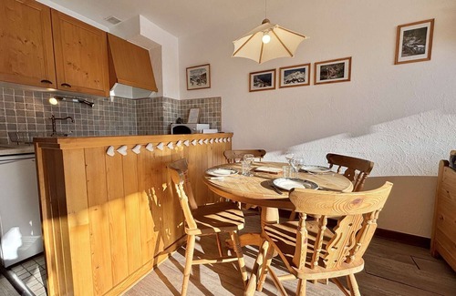Notre-Dame-de-Bellecombe Apartment | Slope-side studio in Notre-Dame-de-Bellecombe, 3 people, pets allowed
