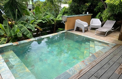 Sainte-Rose Cottage | Small villa with private spa pool, 200 meters from the beach