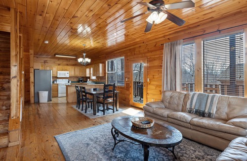 Sevierville Cabin | Smoky Mountain Lodge 6 Bedroom Cabin by RedAwning