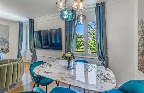 Montreux Apartment | Soft Glam 1-bedroom appt - Lake & Mountain View