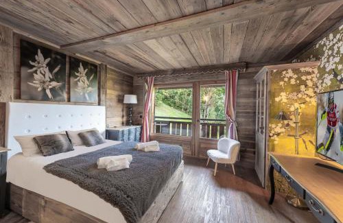 Megeve Ski Chalet | SOMPTUEUX CHALET BARON MEGEVE VUE.Jaccuzi.4 mn a pied au centre