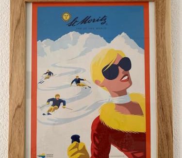 Sankt Moritz-Bad Apartment | Sonniges und stylishes Bijou in St. Moritz Bad