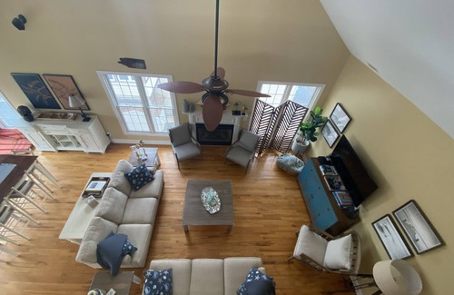 Bethany Beach House | SOUTH BB-CANAL FRONT Walk to Beach-6 BR 7 BA sleeps 16-Pet Friendly Home