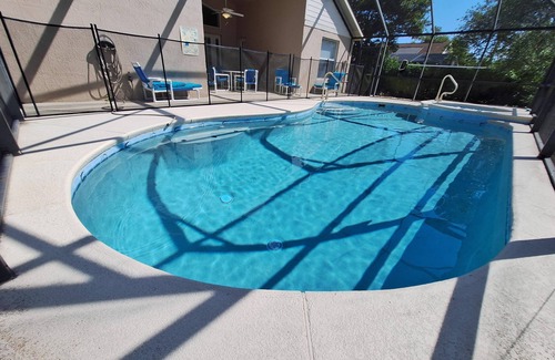 Orange Tree Villa | South facing four bedroom home, solar heated private pool, spa and games room.