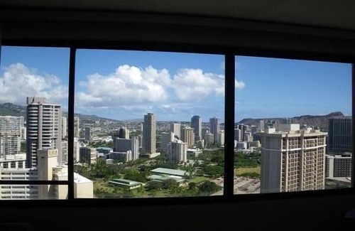 Waikiki Condo | Spacious 2 BR with Ocean and Mountain View, Enjoy Sunrise, Sunset and Firework!