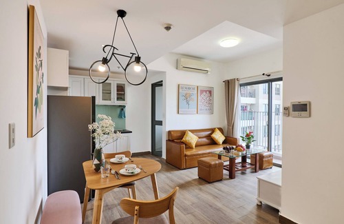 Thao Dien Apartment | Spacious 2BR Apt w/Lanmark 81 View 5mins to Metro station