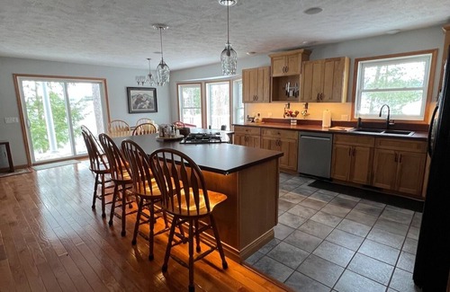 Gaylord House | Spacious 5-bedroom home on Heart Lake in lovely Gaylord with WiFi, AC