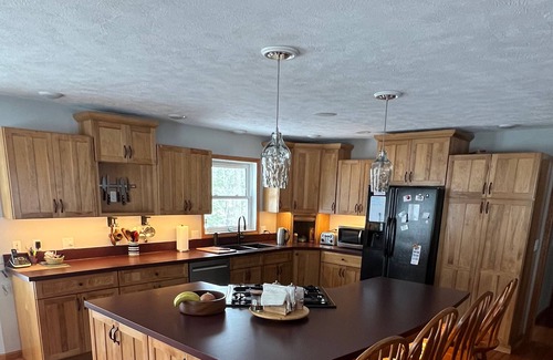 Gaylord House | Spacious 5-bedroom home on Heart Lake in lovely Gaylord with WiFi, AC