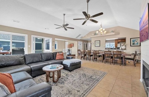 Croatan Beach House | Spacious 7BR Beach Retreat for Families & Groups | Private Pool, Hot Tub & Game Room