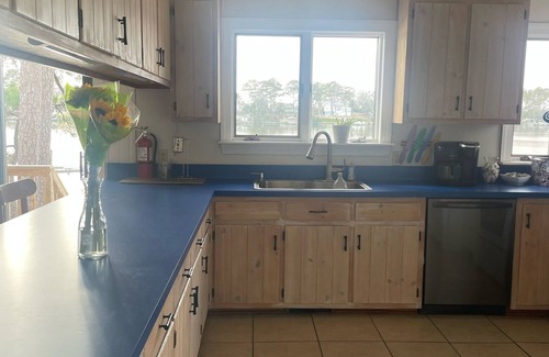 Kitty Hawk House | Spacious beach house on the water - private getaway, dock and water access