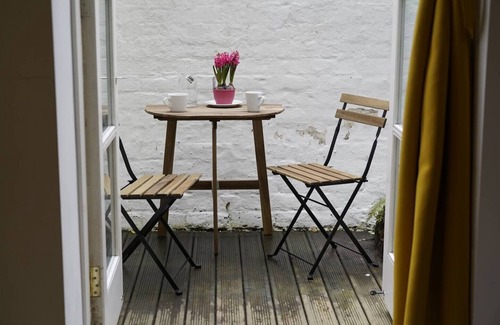Liverpool Apartment | Spacious bedroom in characterful period flat.