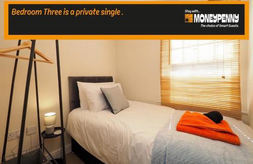 Derby Apartment | Spacious Comfy 4 Bed Home - Sleeps up to 7 & Pets
