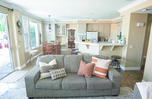 Moreno Valley House | Spacious Family Oasis with Modern Amenities, Pool, BBQ, and Fire Pit