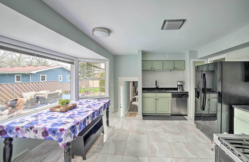 Michigan City House | Spacious Getaway w/Heated Private Pool!