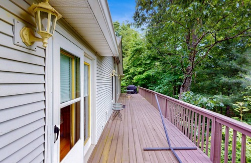 Black Mountain House | Spacious Hillside Home with Huge Decks, Great View & ADA Access