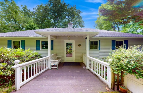 Black Mountain House | Spacious Hillside Home with Huge Decks, Great View & ADA Access