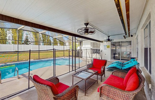 Indian Ridge House | Spacious home heated pool, close to theme parks and enclosed yard