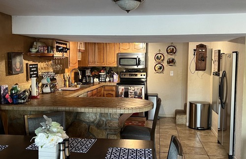 Gravois Mills House | Spacious lakefront cabin @Ozarks-Great deck, dock and swimming area! No pet fees