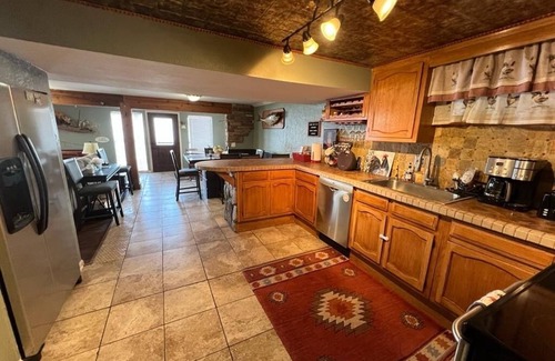 Gravois Mills House | Spacious lakefront cabin @Ozarks-Great deck, dock and swimming area! No pet fees
