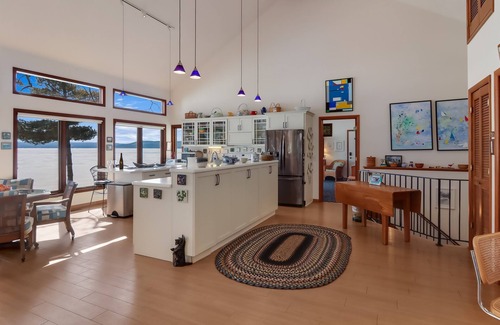 Empire House | Spacious Lakefront Retreat w/2 Homes, Private Beach, Docks & Amazing Location