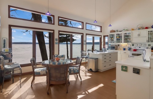 Empire House | Spacious Lakefront Retreat w/2 Homes, Private Beach, Docks & Amazing Location