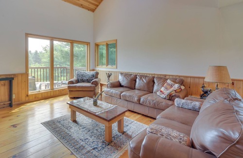 Chetek Cabin | Spacious Lodge on Moose Ear Creek w/ Fire Pit