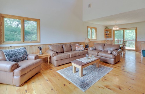 Chetek Cabin | Spacious Lodge on Moose Ear Creek w/ Fire Pit