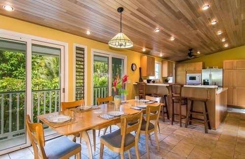 Wainiha House | Spacious, mountain view home, across from beach path! Ka Wai Aloha TVNC-5137